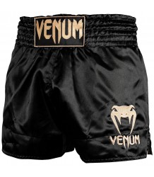 Venum Muay Thai Classic Shorts Schwarz Gold