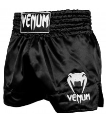 Venum Muay Thai Classic Shorts Schwarz Weiß