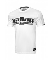 Pit Bull T Shirt Klassisch Boxen Weiß
