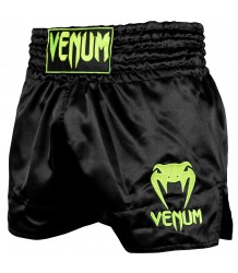 Venum Muay Thai Classic Shorts Schwarz/Neogelb