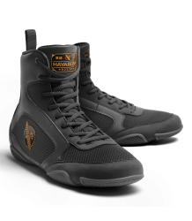 Hayabusa Pro Boxen Wrestling Schuhe Schwarz