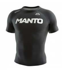 Manto Rashguard Rank Shortsleeve Schwarz