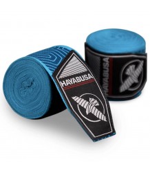 Hayabusa Boxbandagen Wraps Perfect Stretch Blau Geo