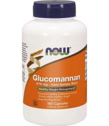 Now Foods Glucomannan Konjac Root Fibre 575 Mg 180 Body Weight Gel-Kapseln* 227 G