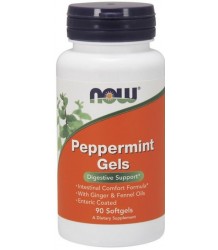 Now Foods Pfefferminz Gels 90 Softgels