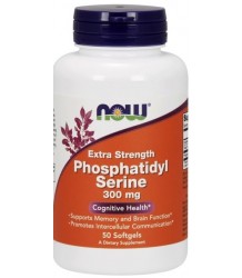 Now Foods Phosphatidyl Serin Phosphatidylserin 300mg 50 Softgel-Kapseln