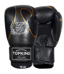 Top King Boxhandschuhe Tkbgem 01gd Empower Creativity Schwarz Silber