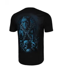 Pit Bull T-Shirt Skull Dog 23 Schwarz
