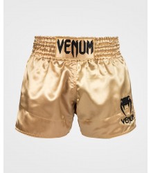 Venum Muay Thai Classic Shorts Gold/Schwarz