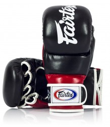 Fairtex MMA Handschuhe Fgv18 Super Sparring Schwarz Rot