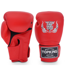 Top King Boxhandschuhe TKBGSA Super Air Einfarbig Rot
