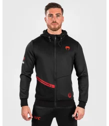 UFC Venum Adrenalin Fight Woche Unzipped Hoodie schwarz