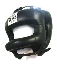 Cleto Reyes Boxhelm mit eingenähter Reling Schwarz
