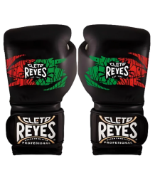 Cleto Reyes Boxhandschuhe Klettverschluss Sparring Handschuhe schwarz mexikanisch