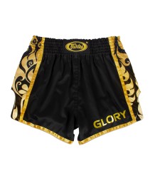 Fairtex Muay Thai Shorts GLORY BSG1 Schwarz/Gold