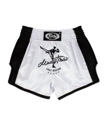 Fairtex Muay Thai Shorts BS1707 Weiß/Schwarz