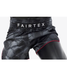 Fairtex Muay Thai Shorts BS1901 Grau/Schwarz