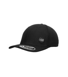 Pit Bull Snapback 3D Metall Logo Cap Schwarz