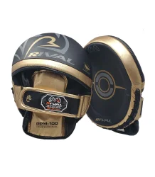 Rival RPM100 Punch Handschuhe Trainer Paws Schwarz/Gold
