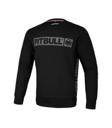 Pit Bull Sweatshirt mit Kapuze French Terry Albion Schwarz