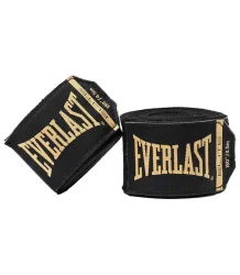 Everlast Boxing Bandage Wraps Elite Handwraps Schwarz 4.5m Schwarz