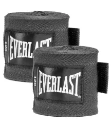 Everlast Boxen Bandage Wraps Kern schwarz 305cm