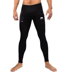 Venum Compression Leggings Spats Tactical XT Schwarz/Feuerrot