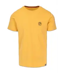 Pit Bull T-Shirt Herren-T-Shirt Slim Fit San Diego Ca Small Logo Yellow