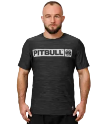 Pit Bull T-Shirt Hilltop Casual Sport Black Melange