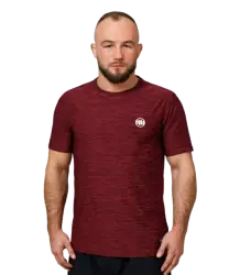 Pit Bull T-Shirt Casual Sport Small Logo Burhund Melange