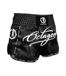 Octagon Kickboxing-/Muay Thai-Shorts Legion Script PREMIUM Schwarz