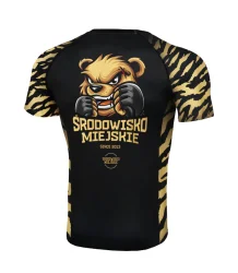 Urban Rashguard Kurzarm Wild Bear Black