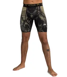 Venum Invader Vale Tudo Kompressionsshorts Schwarz/Sand