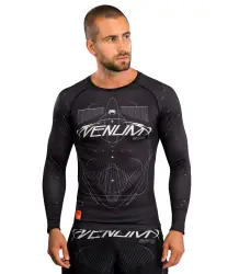 Venum Eclipse Rashguard Long Sleeves Langarm Black/Ivory