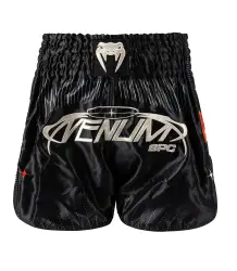 Venum Eclipse Muay Thai Shorts Schwarz/Elfenbein