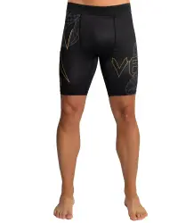 Venum Serpenti Vale Tudo Shorts Kompressionsshorts Schwarz/Silber/Gold