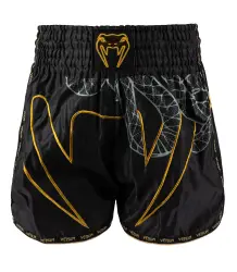 Venum Serpenti Muay Thai Shorts Schwarz/Silber/Gold