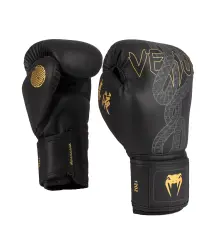 Venum Serpenti Boxhandschuhe Boxing Gloves Schwarz/Silber/Gold