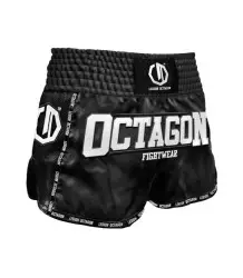 Octagon Shorts Kickboxing/Muay Thai Legion Future PREMIUM schwarz/weiß
