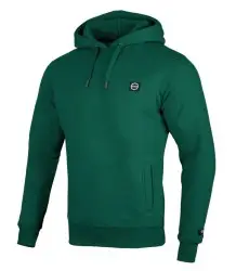 Octagon Sweatshirt Small Logo Bottle Green mit Kapuze