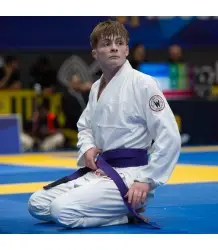 Ground Game Kimono Gi für Bjj Jiu Jitsu Wizard Weiß