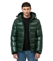 Pit Bull Winterjacke mit Kapuze PEPPERWOOD Bottle Green