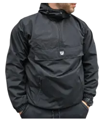 FURIA Herrenjacke Kangaroo Small Logo Black