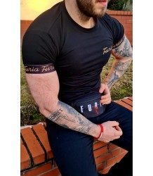 FURIA T-Shirt Herren-T-Shirt Logo Tape Black