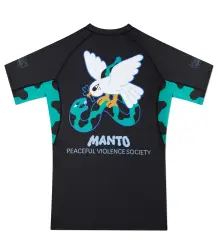 MANTO Rashguard Kurzarm DOVE