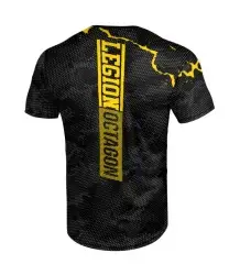 Octagon Legion T-Shirt Technisches T-Shirt Marble Camo Yellow