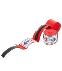 Fairtex Flexible Boxbandagen HW2 4,5 m Rot