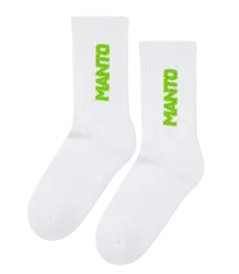 MANTO Socken LOGOTYPE 25 Weiß