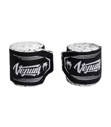 Venum Boxbandagen 4 m Monogramm Weiß/Schwarz