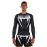 Venum Rashguard Langarm Long Sleeve No Gi Schwarz/Weiß